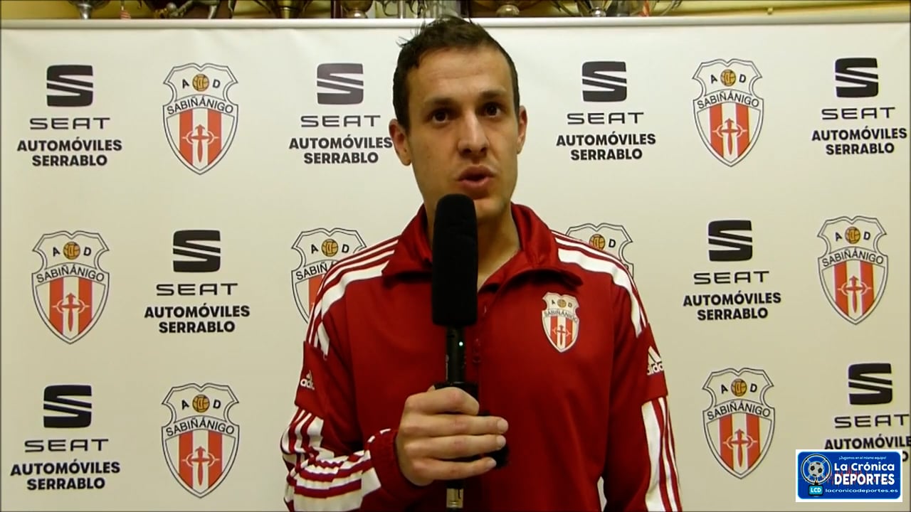 DIEGO GRASA (Jugador Sabiñánigo) AD Sabiñánigo 0-0 UD Fraga / Jornada 18 / Regional Preferente Gr 1 / Fuente: Deporte Cantera