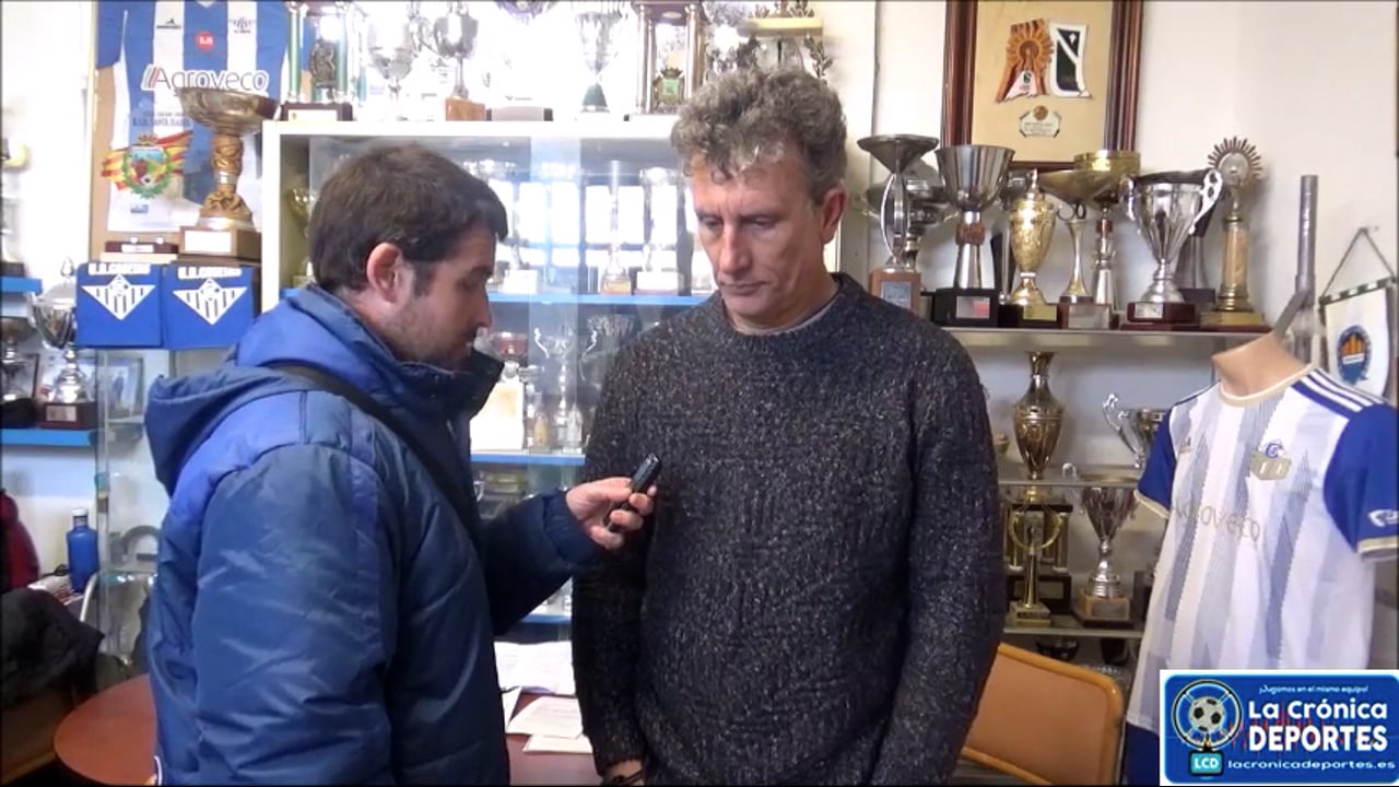 JOSÉ RAMÓN SUÁREZ (Entrenador Villa de Alagón) UD Casetas 0-0 Villa de Alagón / Jornada 21 / Regional Preferente Gr 2 / Fuente: YouTube Raúl Futbolero