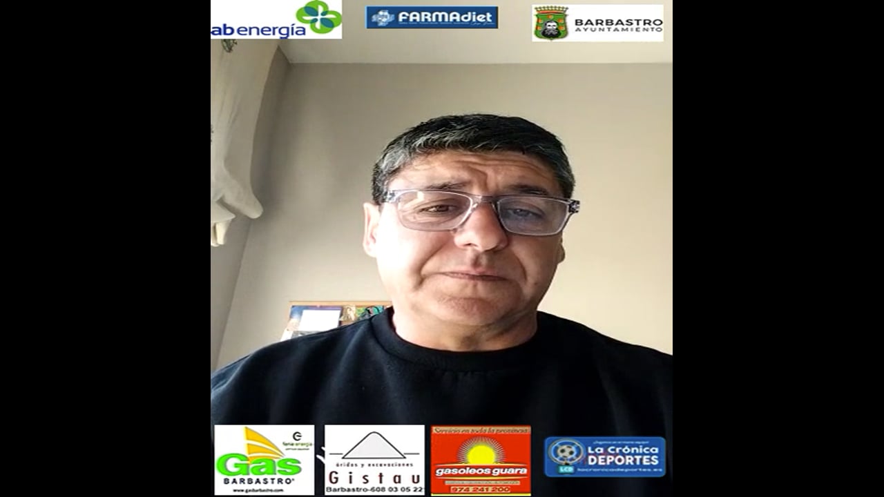 JOSETE (Entrenador Barbastro) AD Almudévar 1-0 UD Barbastro / Jornada 23 / 3ª División