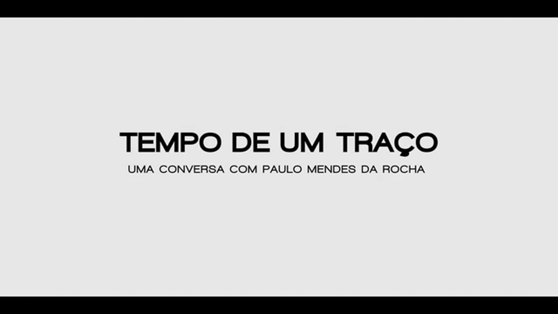 Tempo de um traço | Promo