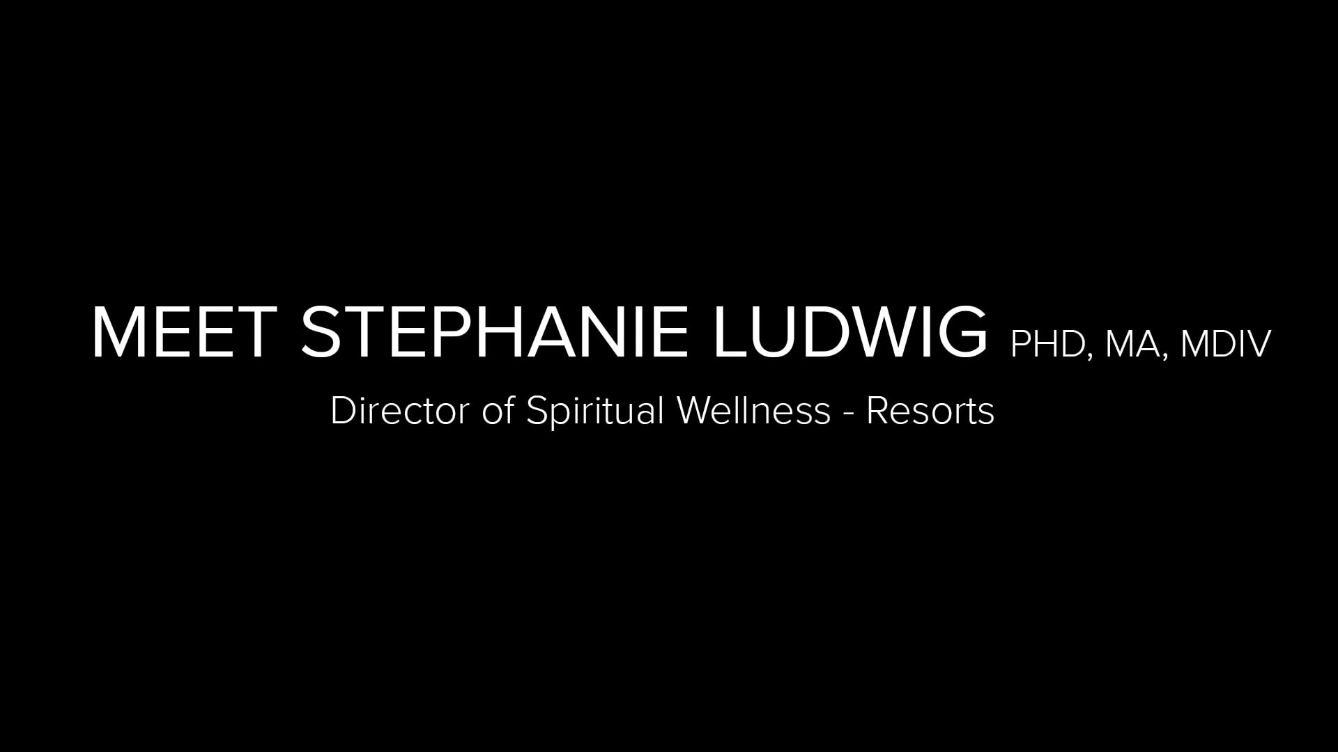 Wellness Architects: Stephanie Ludwig