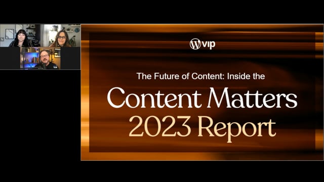 Thumbnail for: Content Matters: A Look at Trends, Technology and the Future