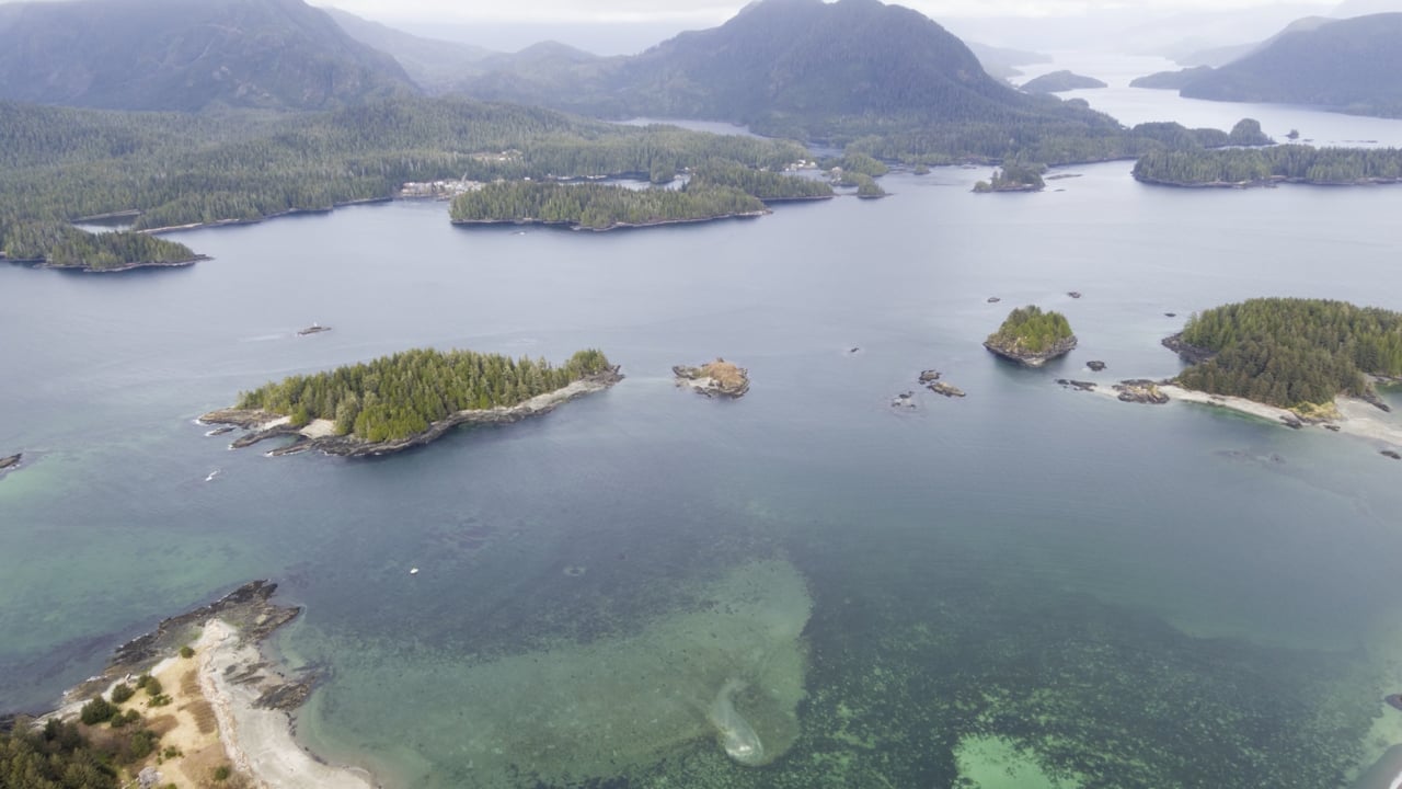 Aerial Footage Of Aktis Island