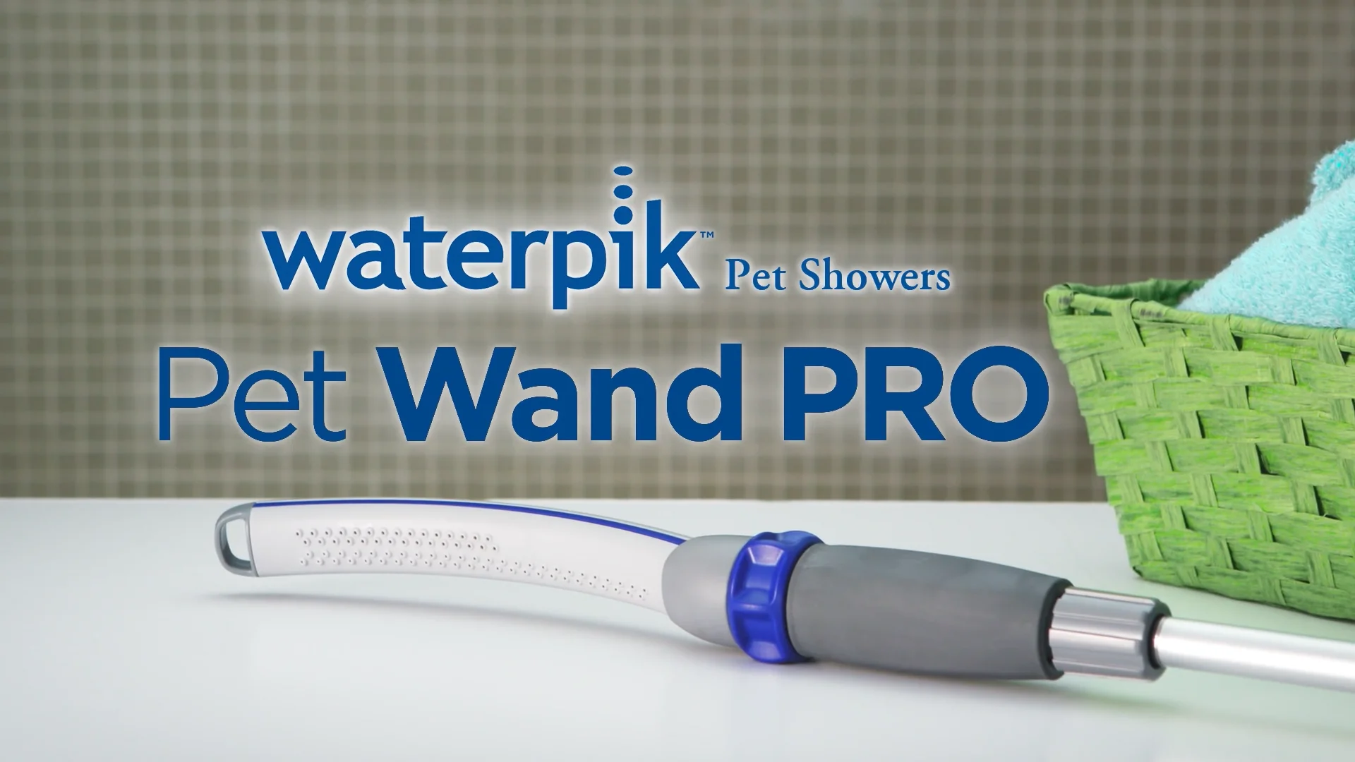How to Use the Waterpik® Pet Wand PRO Dog Shower (PPR252) on Vimeo