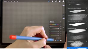Watercolour Portrait Brush Set, a Brush Add-On by idahayart (Thumbnail 4 of 7)