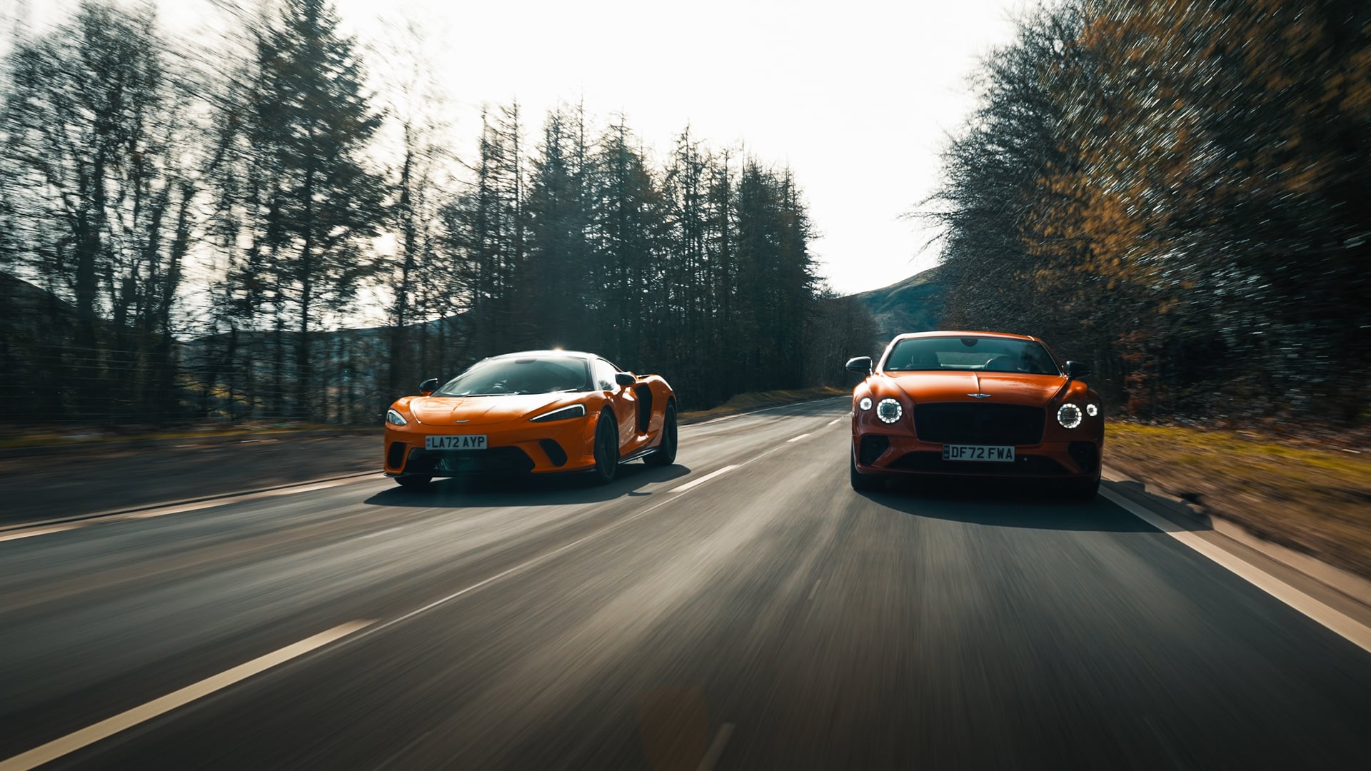 Bentley Continental GT vs McLaren GT