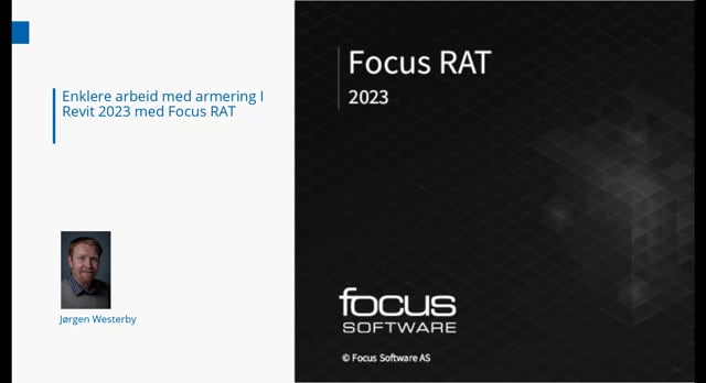 Armering i Revit og Focus RAT