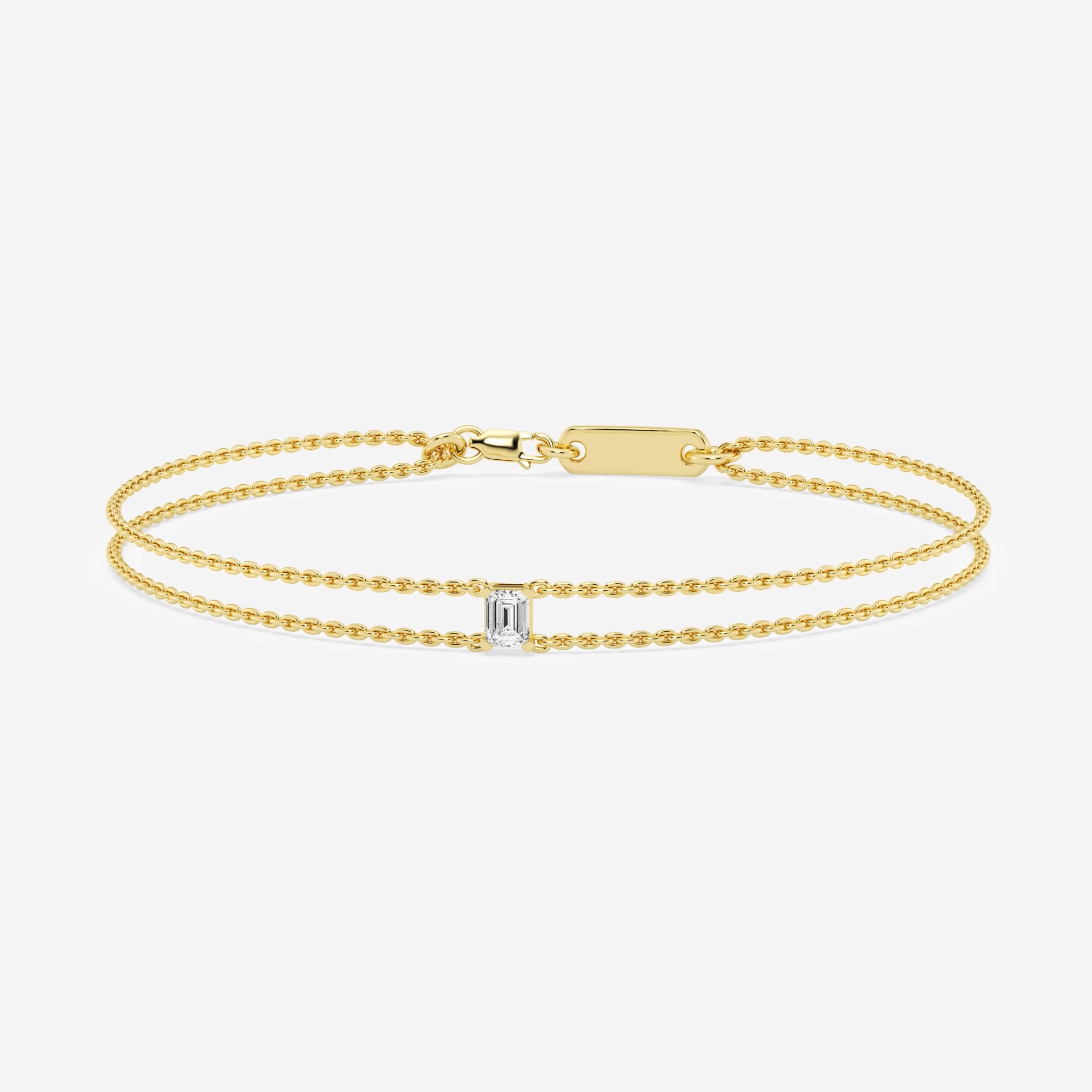 14K Yellow 1 CTW Lab-Grown Diamond Mariner Link 7 1/2