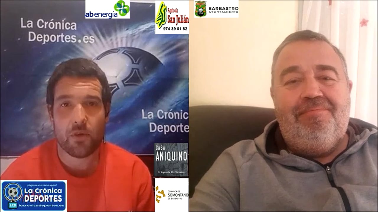 "Jornada 22" Análisis Primera Regional Gr 2 / EDUARDO ORDUNA (Entrenador Juventud de Huesca)