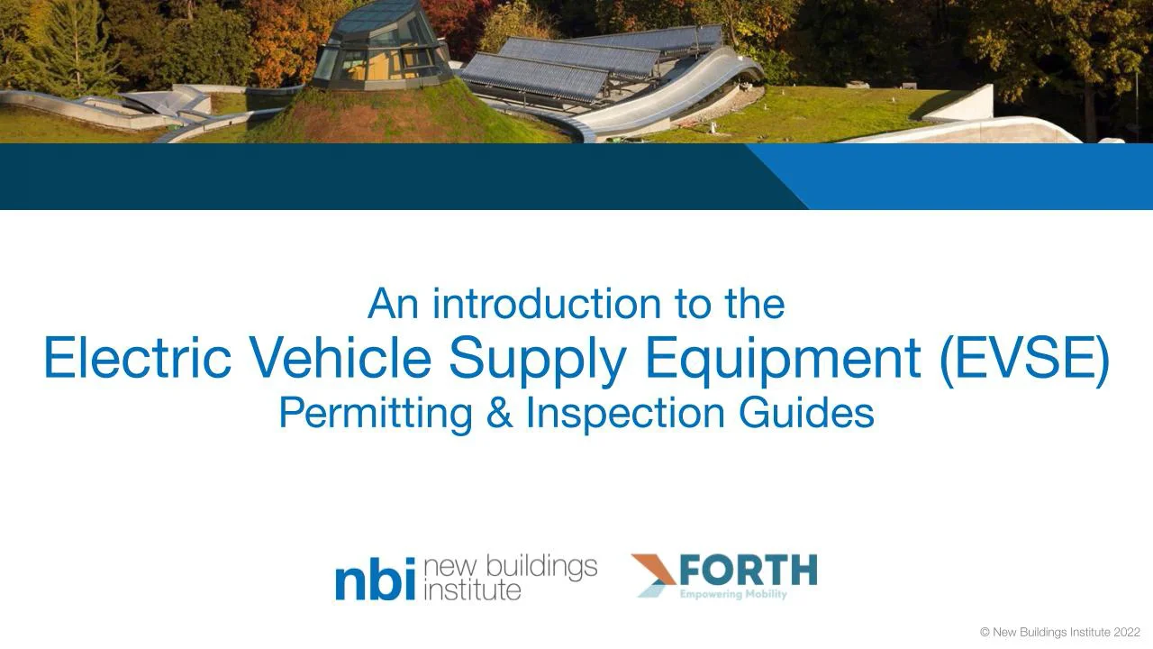 Using the EV Supply Equipment Permitting and Inspection Guidelines for