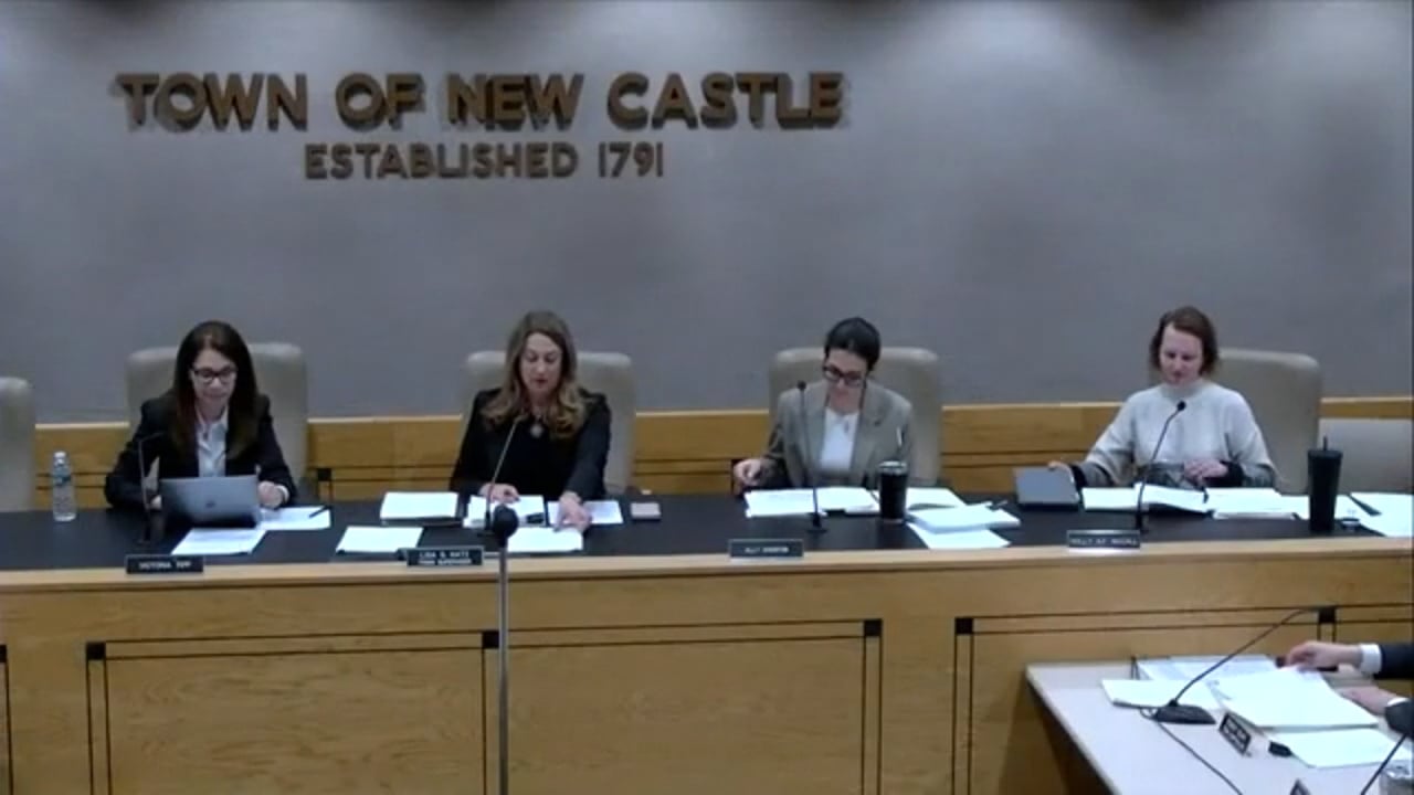 Town Board of New Castle Work Session Meeting 2/28/23