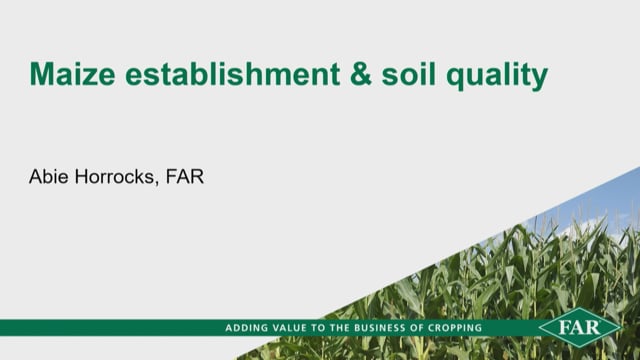 Video post from Foundation for Arable Research.