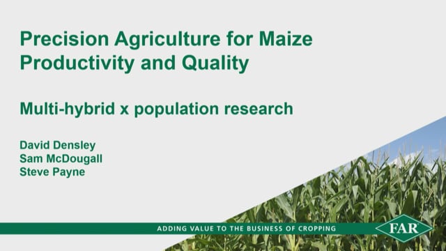 Video post from Foundation for Arable Research.