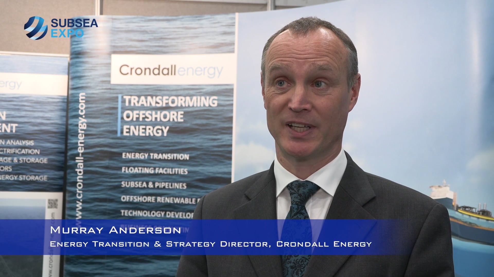 Murray Anderson, Crondall Energy, on CCUS at Subsea Expo 2023