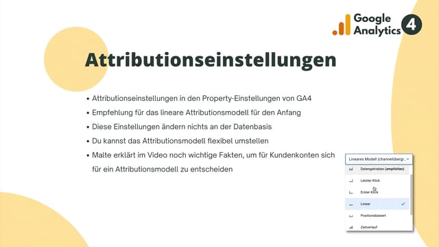 Attributionseinstellungen