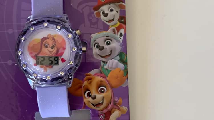 Paw patrol discount light up watch