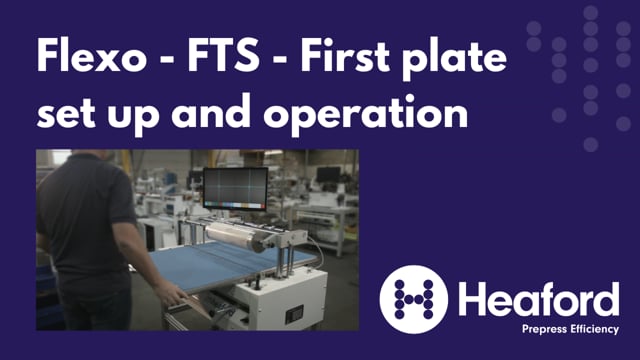 Flexo - FTS - First plate set up and operation on Vimeo