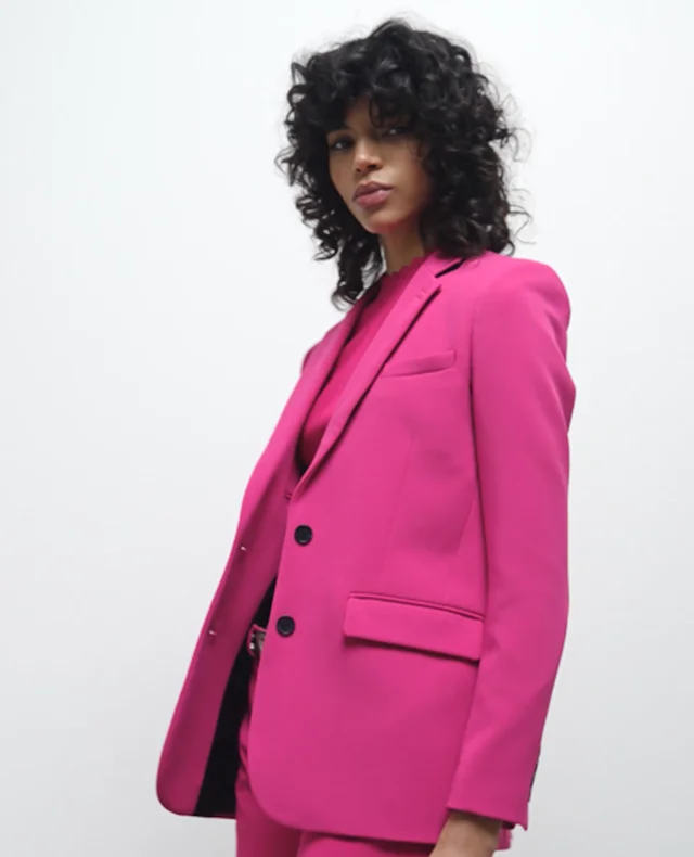 Hot pink blazer clearance zara