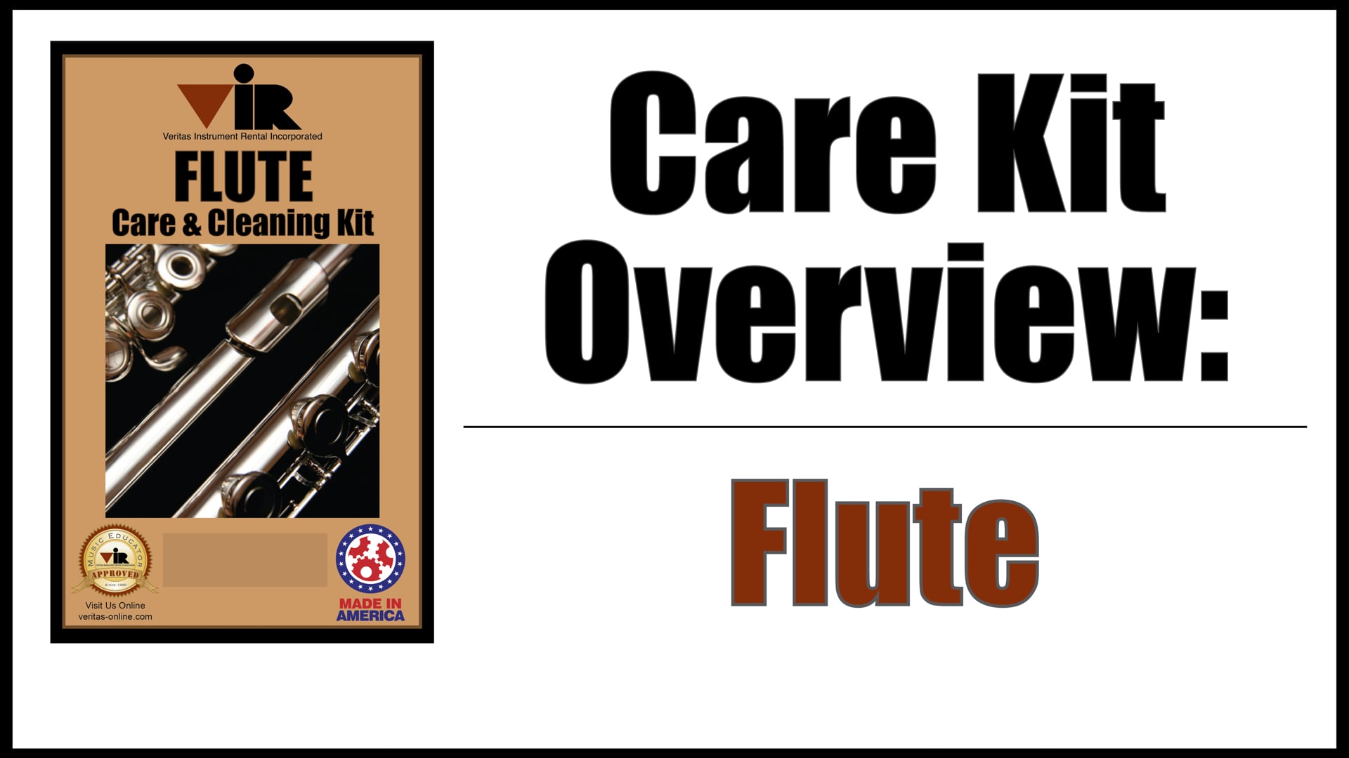 Flute Care Kit Instructions