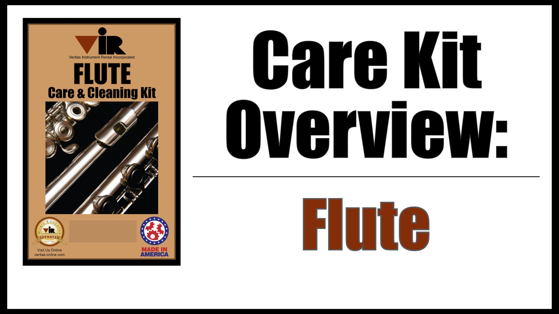 Flute Care Kit Instructions