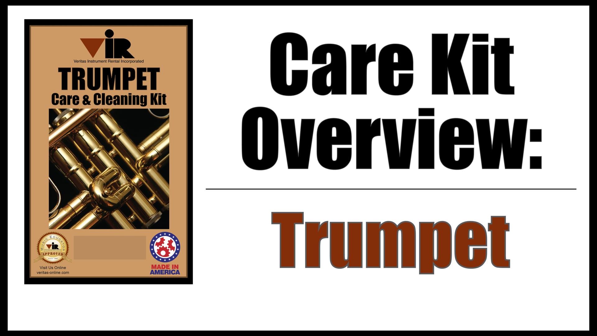 Trumpet Care Kit Instructions