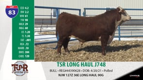 Lot #83 - TSR LONG HAUL J748