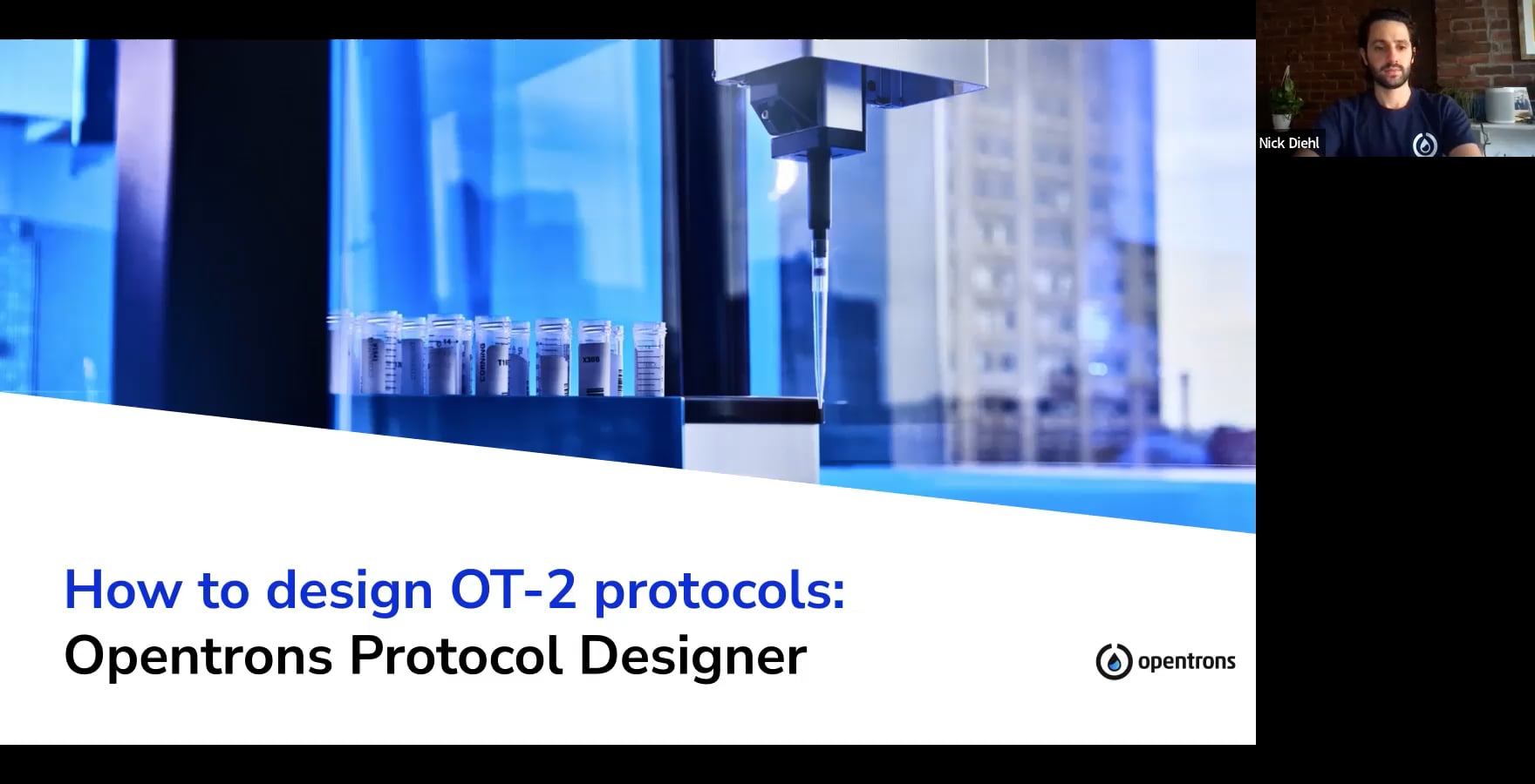 How to design OT-2 protocols: Opentrons Protocol Designer | Videos ...
