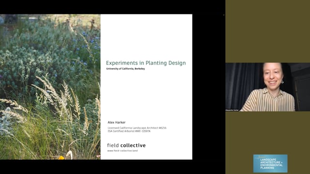 Alexandra Harker: Experiments of Planting Design, 3.2.23 LAEP Lecture