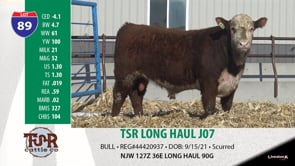Lot #89 - TSR LONG HAUL J07