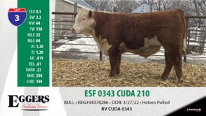 Lot #3 - ESF 0343 CUDA 210