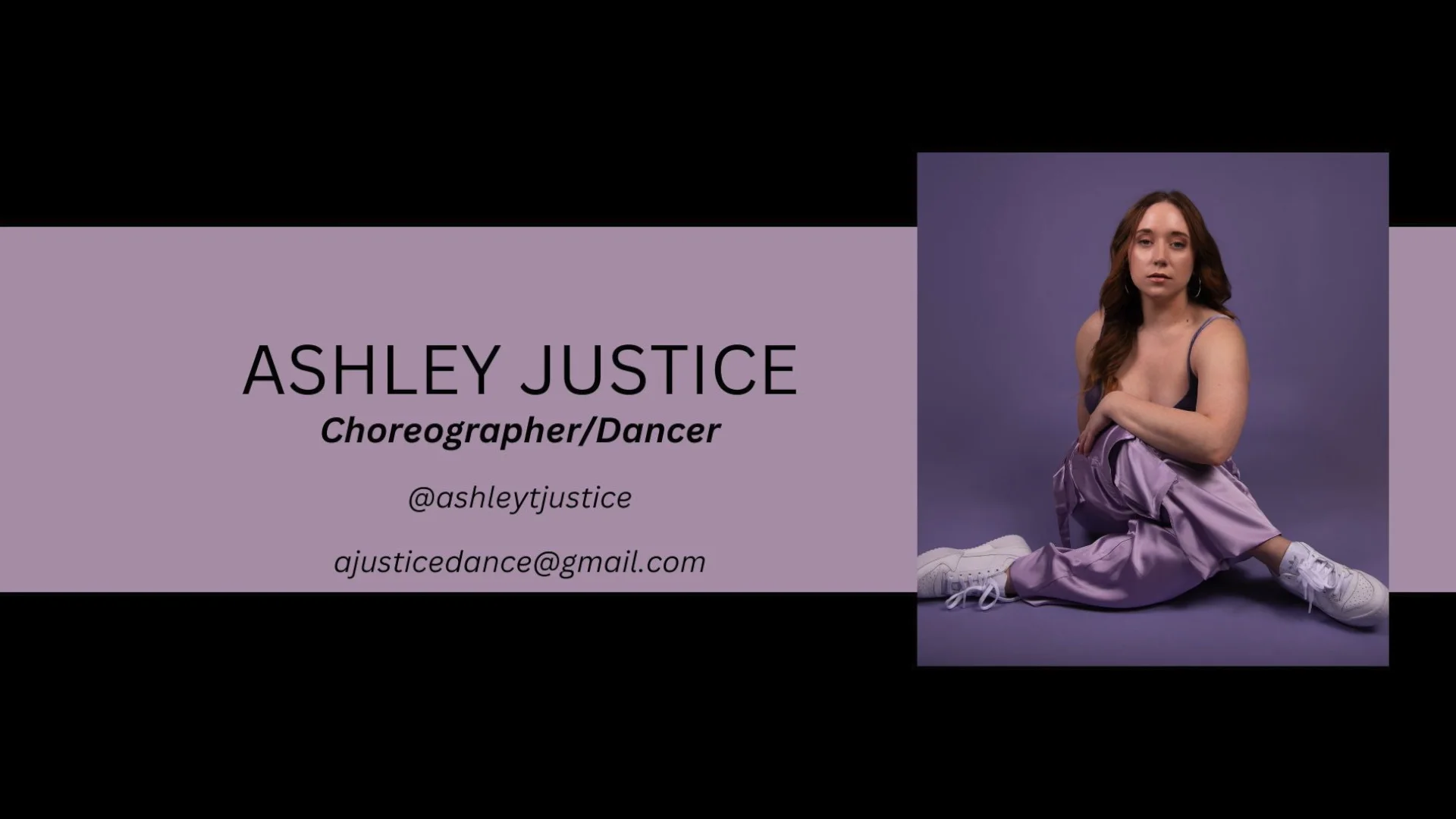 Ashley Justice Choreography Reel