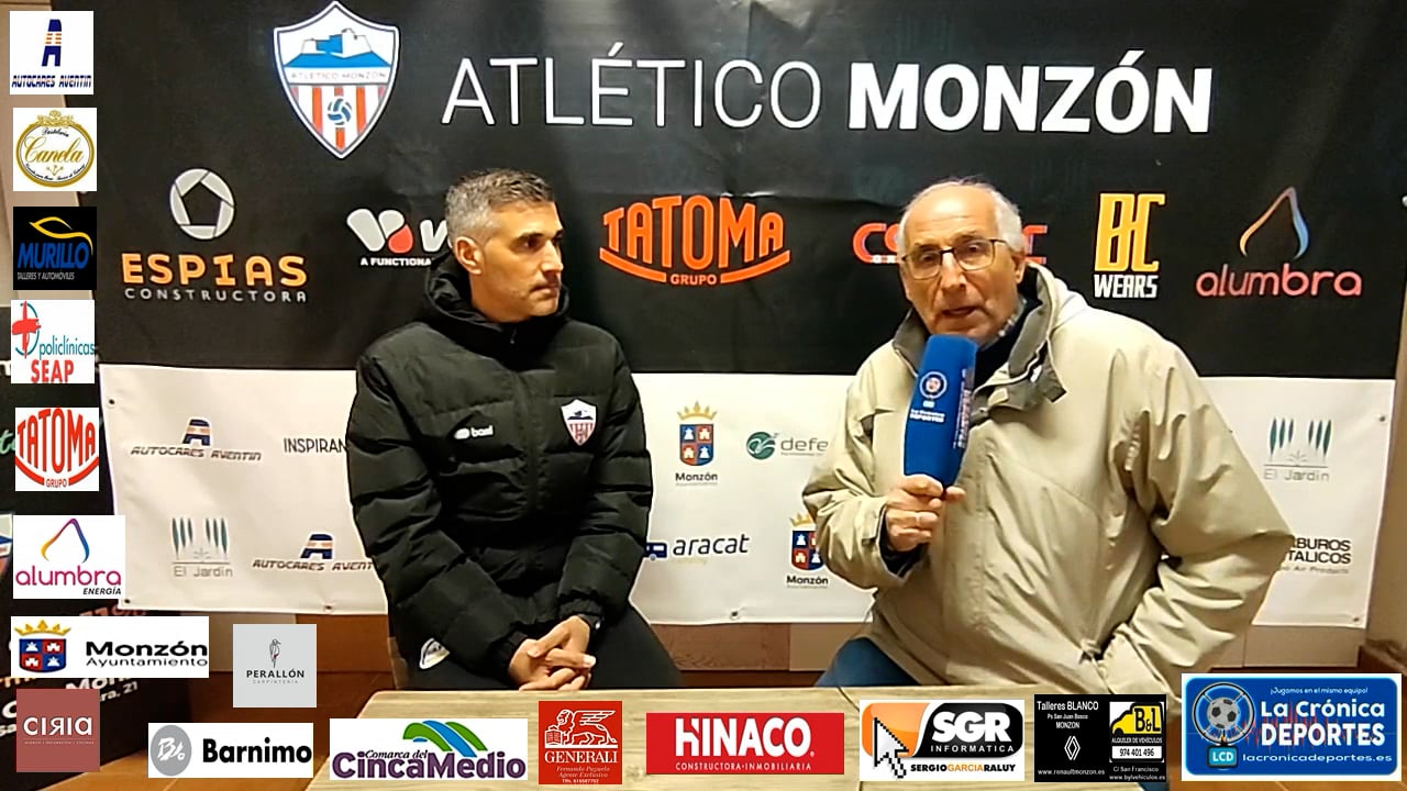LA PREVIA / Binefar - At.Monzón Alumbra / J 24 / Cristian Abad (Entrenador At Monzón) 3ª División