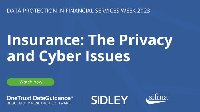 DPFS Week 2023: Insurance - The Privacy and Cyber Issues