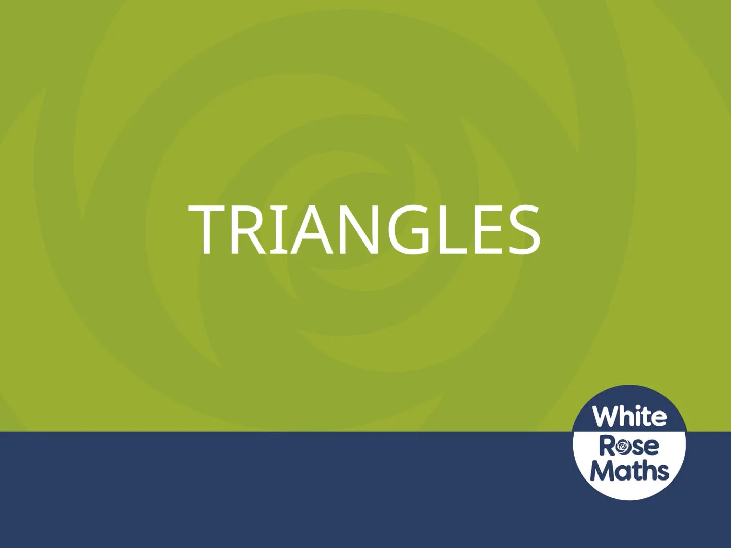 Y4 Summer Block 4 TS4 Triangles