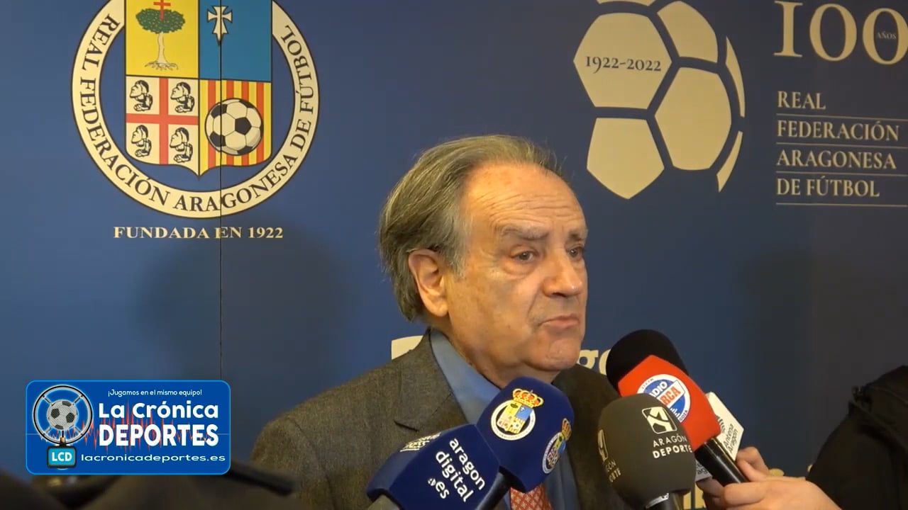 BALANCE DEL CENTENARIO / ÓSCAR FLE (Presidente Real Federación Aragonesa de Fútbol) Fuente: YouTube Federación