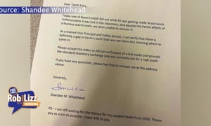 Vice Principal Helps Student Reach The Tooth Fairy