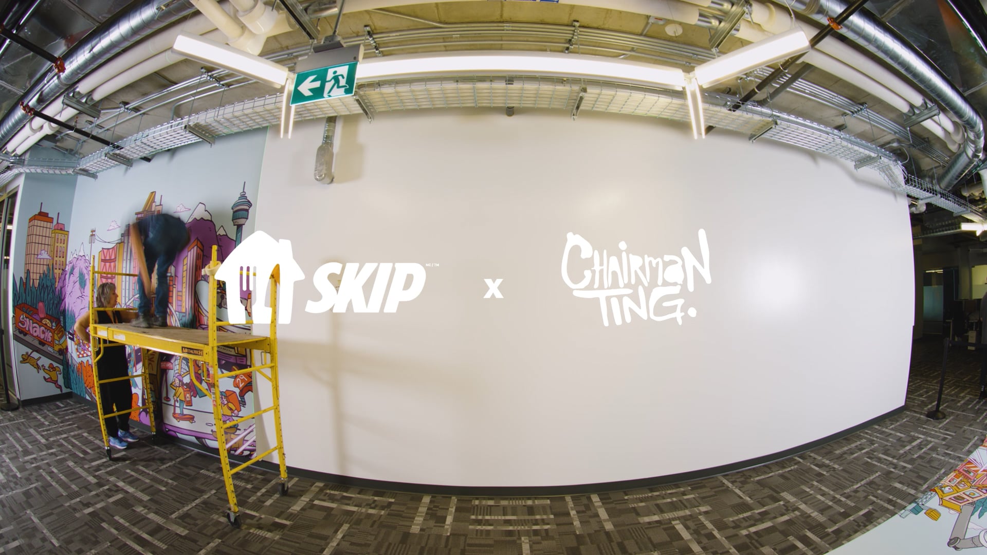 Skip The Dishes x Chairman Ting Mural