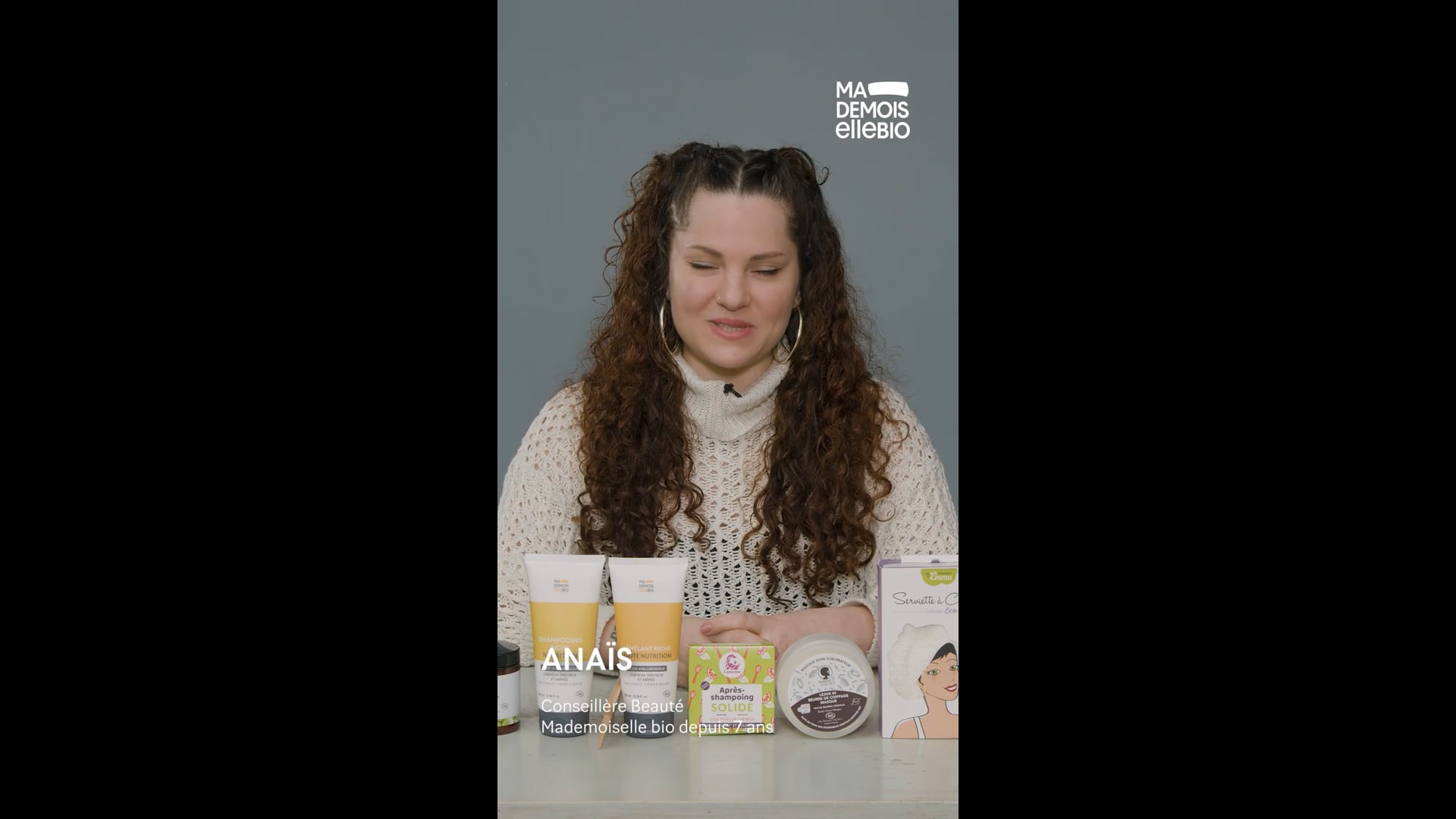 Routine cheveux bouclés