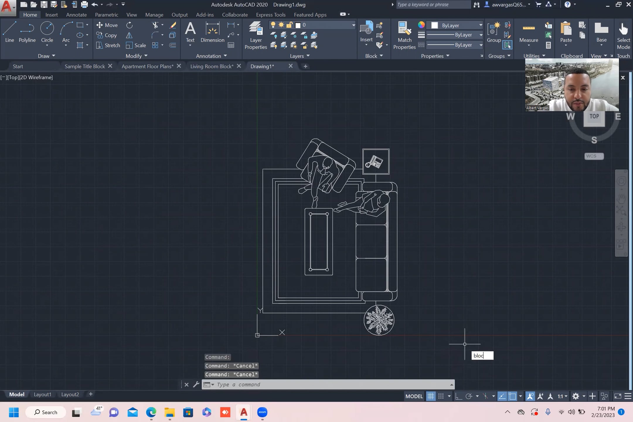 03_AutoCAD_ Working with Blocks on Vimeo