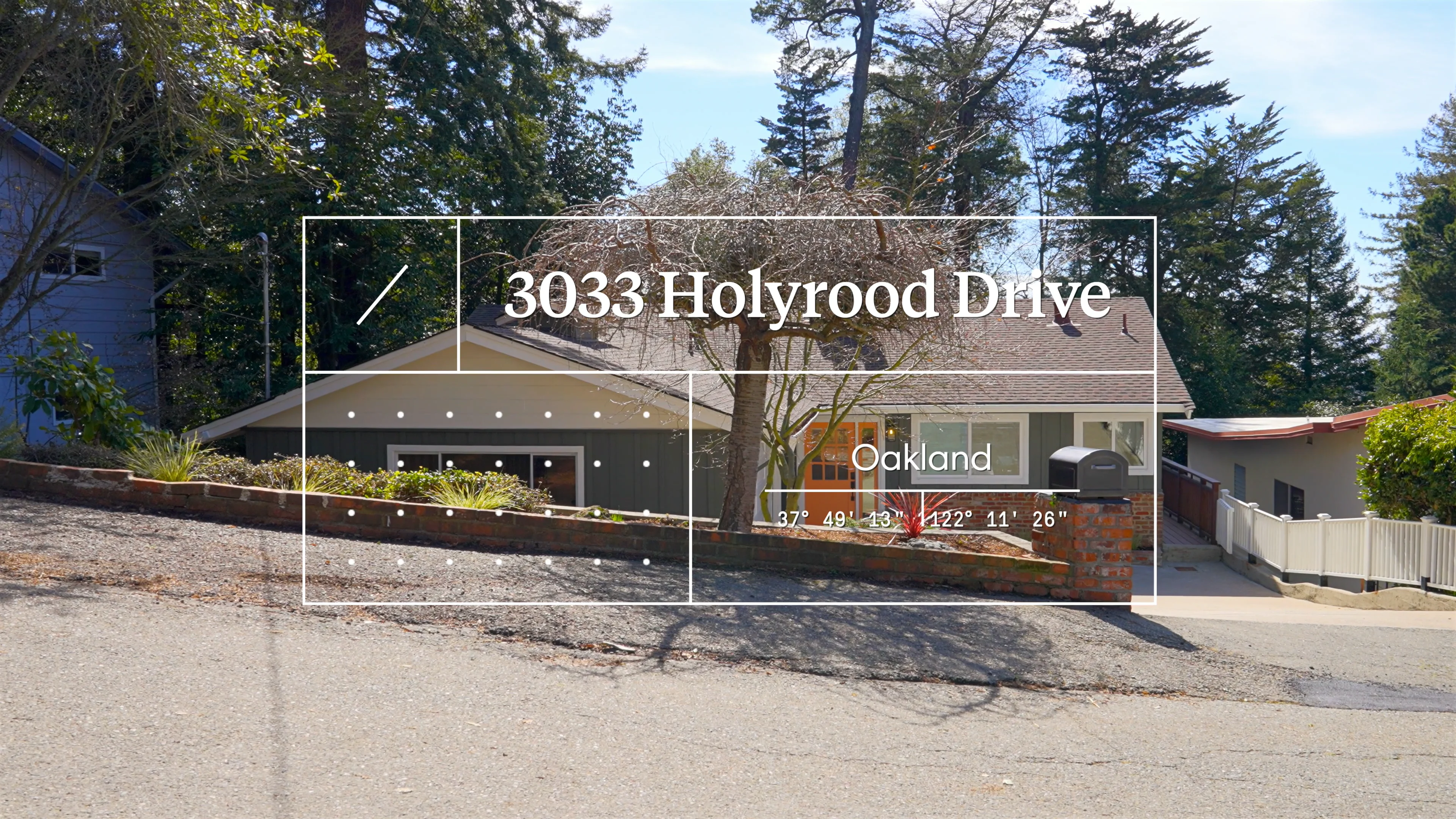3033 Holyrood Drive, Oakland Presented by Andrew Pitarre on Vimeo