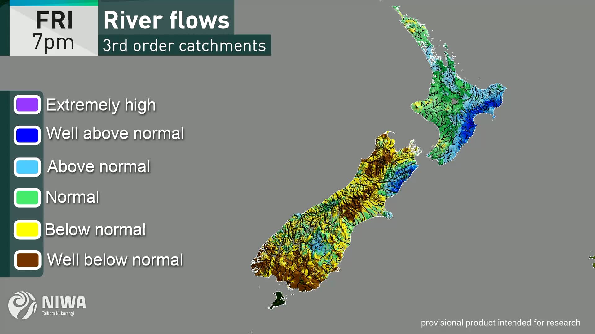 Latest river flow forecast on Vimeo