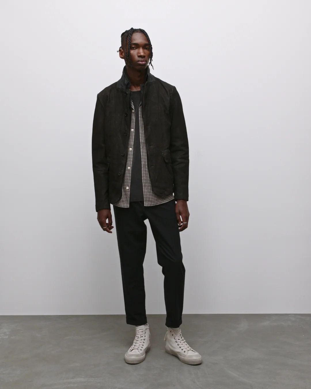 オールセインツ allsaints SURVEY BLAZER レザー　ブレザー SURVEY LEATHER BLAZER | オールセインツ 公式オンラインストア