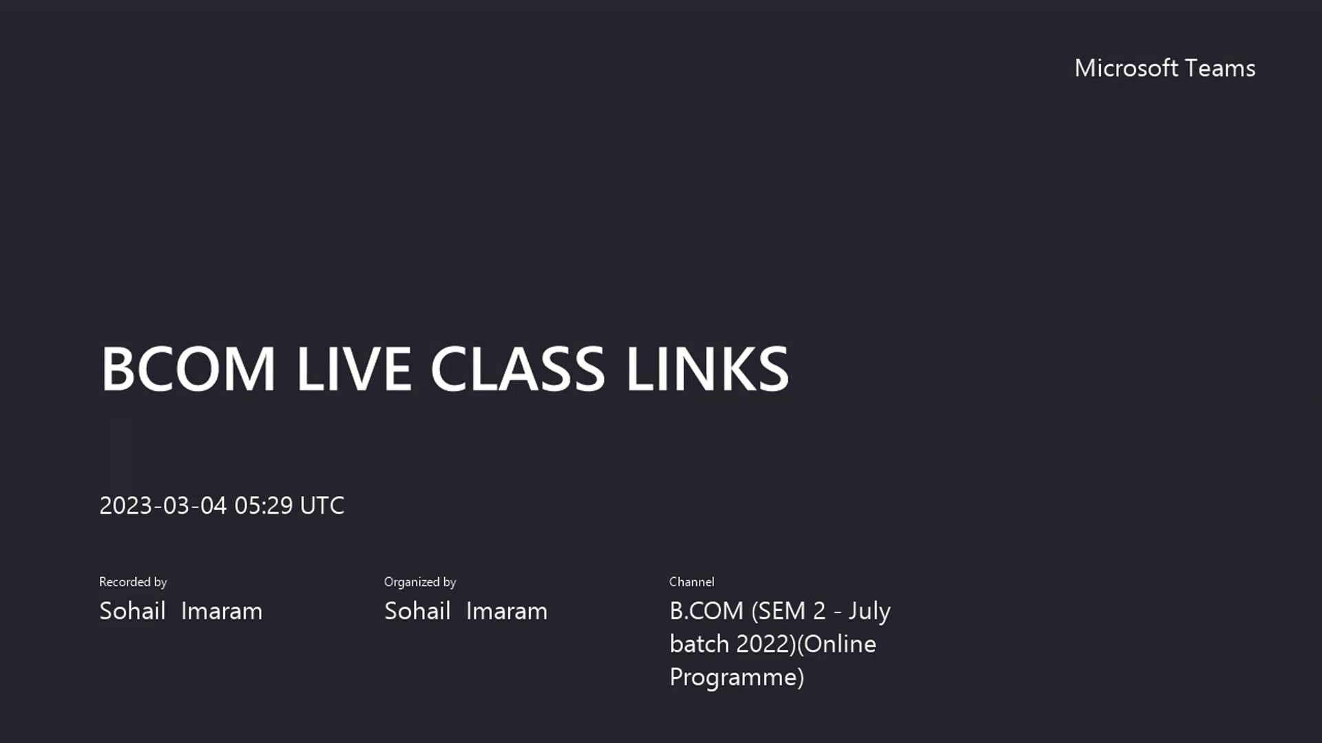 BCOM-CL(SL)- LIVE CLASS LINKS-20230304_105929-Meeting Recording on Vimeo