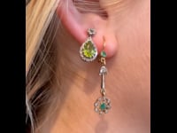Emerald, Diamond, 18ct, Earrings 13194-5066