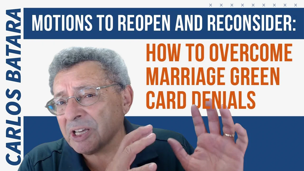 USCIS Motions To Reopen And Reconsider on Vimeo