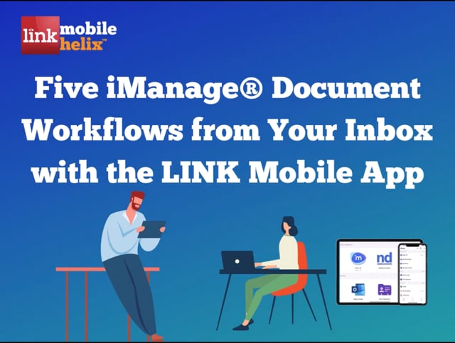 LINK App: Demo iManage Inbox Workflows 16:14