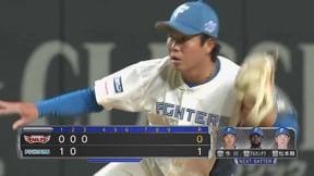 【3回表】開幕一軍入りへ!! ファイターズ・金村尚真 3回1安打4奪三振無失点の好投を見せる!!  2023年3月5日 北海道日本ハムファイターズ 対 東北楽天ゴールデンイーグルス