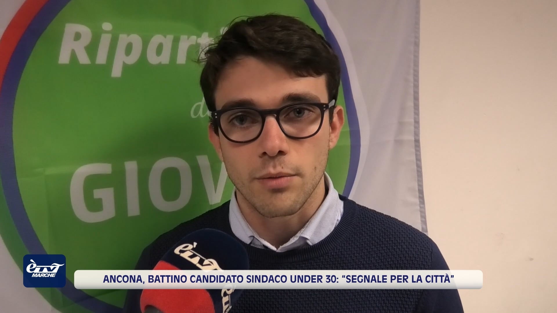 Ancona, Battino candidato sindaco under 30: “Segnale per la città” - VIDEO