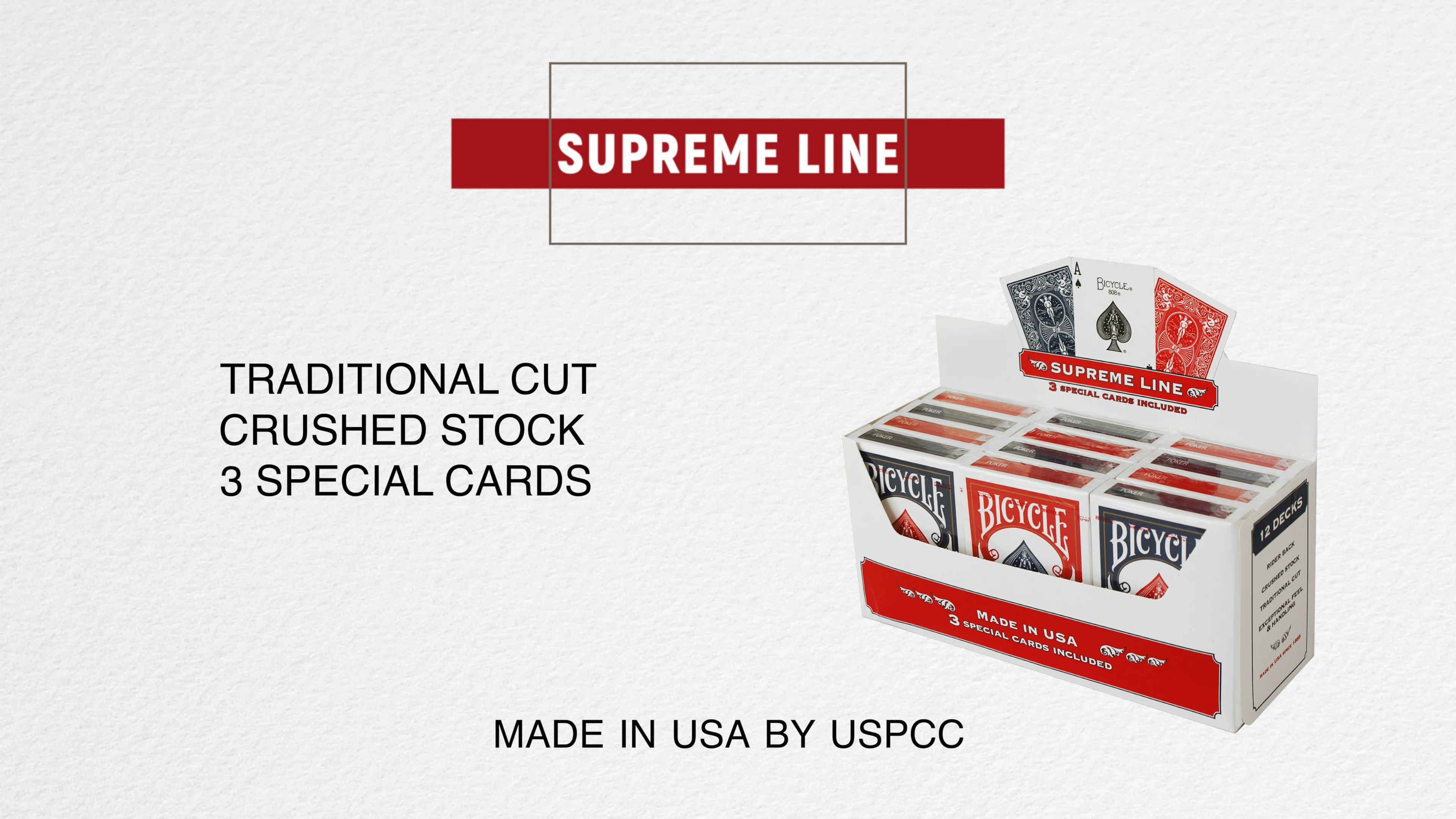 その他 Supreme - Supreme Bicycle Clear Playing Cards Supreme Bicycle Clear Playing Cards Red - FW20 - US