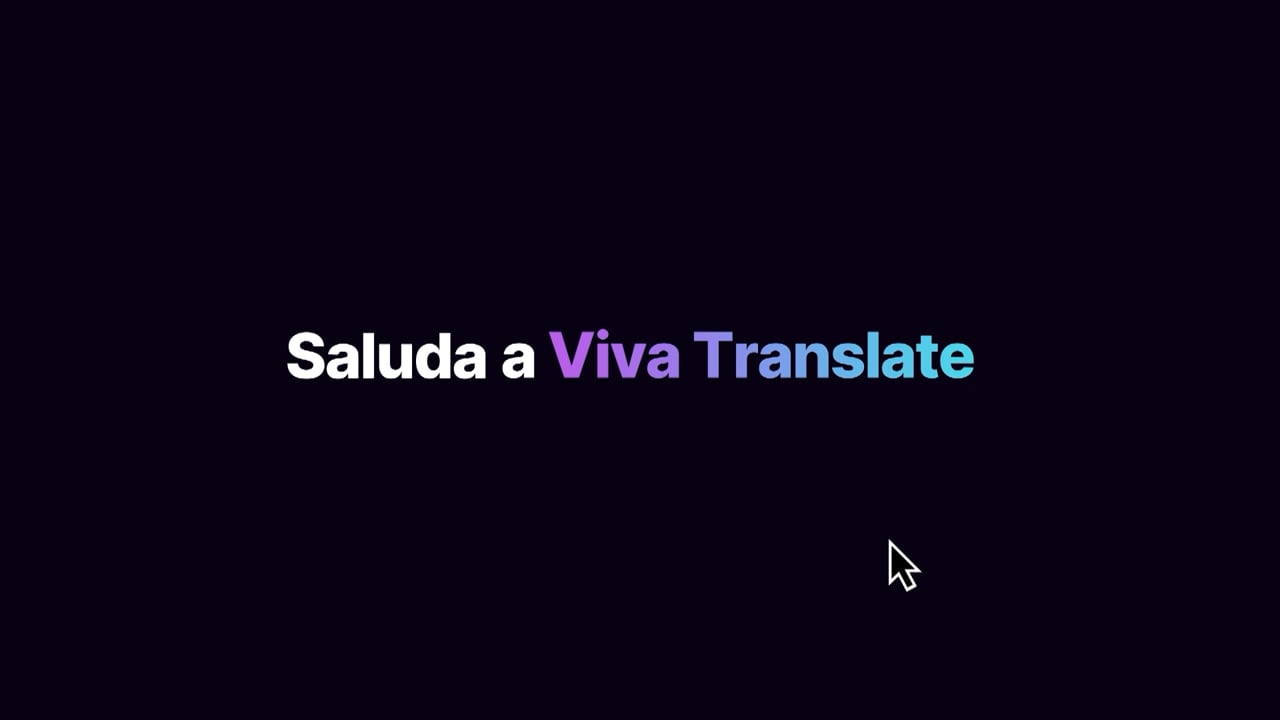 Viva Translate launch video